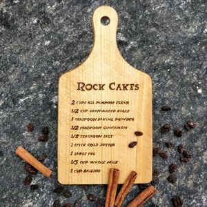 Hagrid Harry Potter Rock Cake Recipe Cutting Board